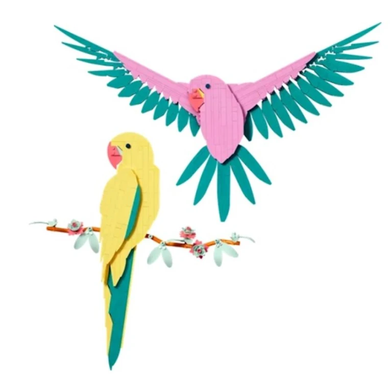 Konstruktor LEGO Macaw Parrots 31211, 18+ yaş, 644 hissə