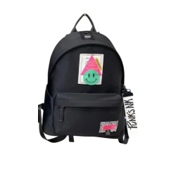 Məktəbli bel çantası FX1049, plaş, qara, 32x42 sm Məktəbli bel çantası FX1049, plaş, qara, 32x42 sm