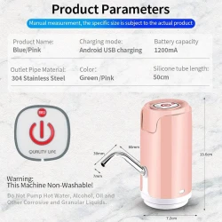Elektrik su pompası Water Dispenser A03 Pink