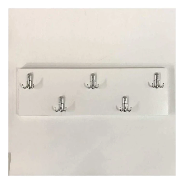 Вешалка Art_asilqan_1, ламинат, белая, 20х80 см Вешалка Art_asilqan_1, ламинат, белая, 20х80 см