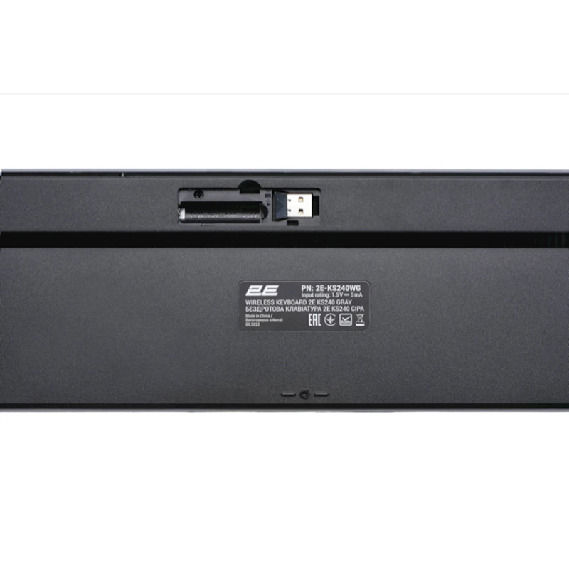 Клавиатура 2E KS240 WL BT Gray (2E-KS240WG) Клавиатура 2E KS240 WL BT Gray (2E-KS240WG)