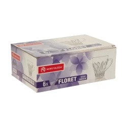 Fincan dəsti Noritazeh 180201W, 6 əd, şəffaf