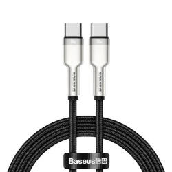 Кабель USB Baseus Cafule Series Metal Data Cable Type-C to Type-C CATJK-C01, Черный
