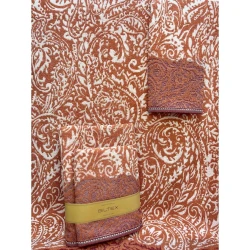 Набор полотенец Giltex Vostok, 70x130/50x90 см, хлопок, бордовый, 2 шт