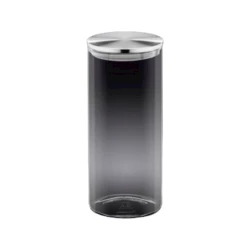 Банка для хранения Wilmax Thermo WL-888517, 1500 мл, стекло/металл, прозрачный