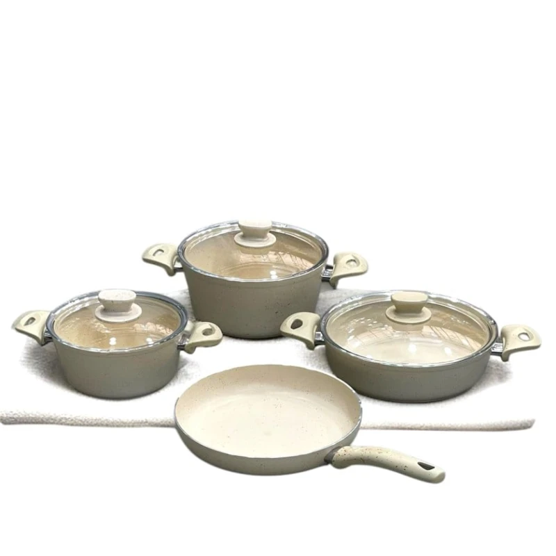 Набор кастрюль Morelli SHA-00006583, гранит, серый , 20/24/26 см, 7 шт Набор кастрюль Morelli SHA-00006583, гранит, серый , 20/24/26 см, 7 шт