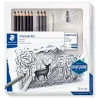 Набор для рисования Staedtler Set Charcoal, 12 предметов