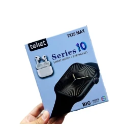 Умные часы Teket Series 10 + наушники Black