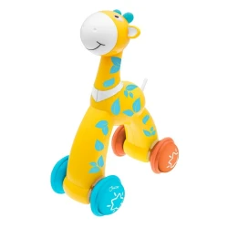 Diyircəkli oyuncaq Chicco Push&Go Giraffe, 12+ ay