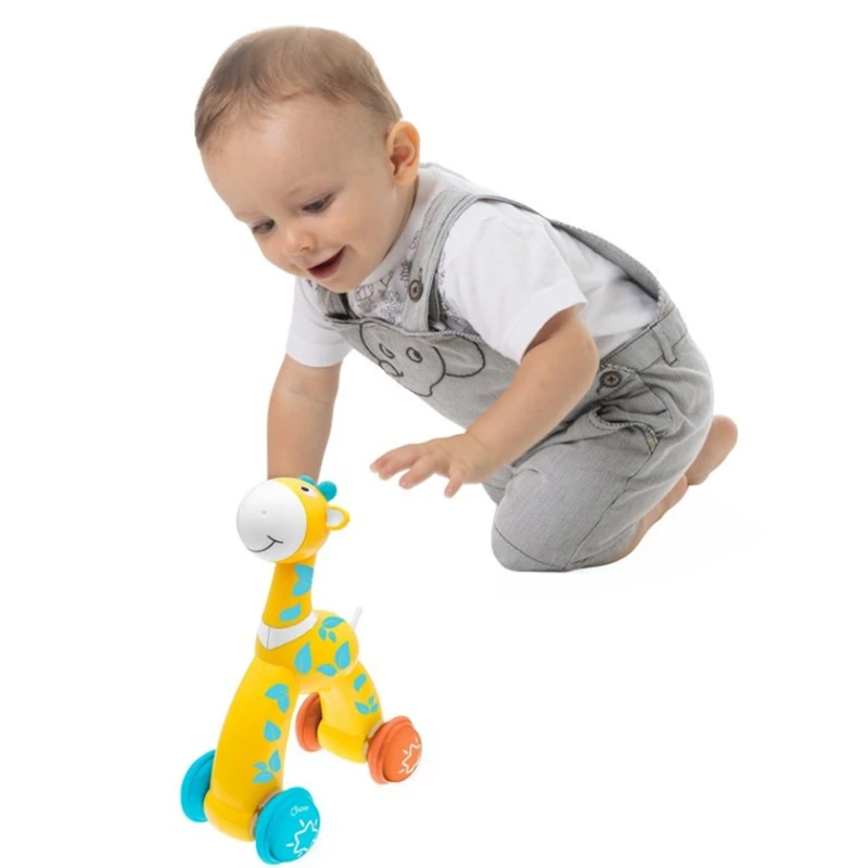 Diyircəkli oyuncaq Chicco Push&Go Giraffe, 12+ ay Diyircəkli oyuncaq Chicco Push&Go Giraffe, 12+ ay