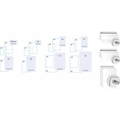 Конверт Asil A5 110 гр. 162x229 мм