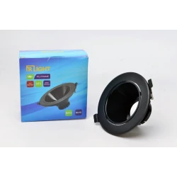 LED spot FR-R13-01, plastik, qara