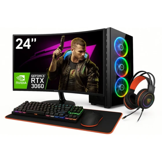 Настольный компьютер RYZEN Gamer Master 7 32GB RTX 3060 Dual 12GB WIN 11