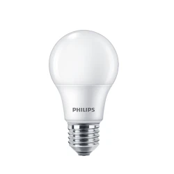 Лампа светодиодная Philips 7W (63W) E27 cap Cool daylight Bulb, грушевидная