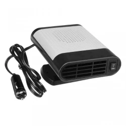 Автомобильный салонный вентилятор Portable Auto Heater Fan 12V Gray