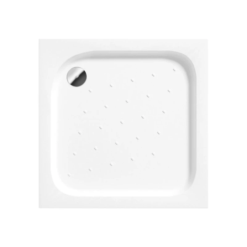 Duş altığı Deante Funkia, 80x80x16 sm, akril, ağ Duş altığı Deante Funkia, 80x80x16 sm, akril, ağ