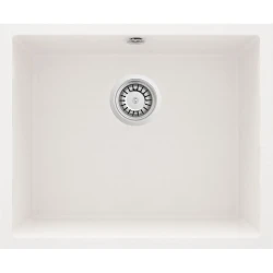 Кухонная мойка Deante Corda ZQA_A10C, гранит, белая, 55x46x20.4 см