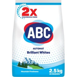 Стиральный порошок ABC Automat Brilliant Whites, 2.5 кг Стиральный порошок ABC Automat Brilliant Whites, 2.5 кг
