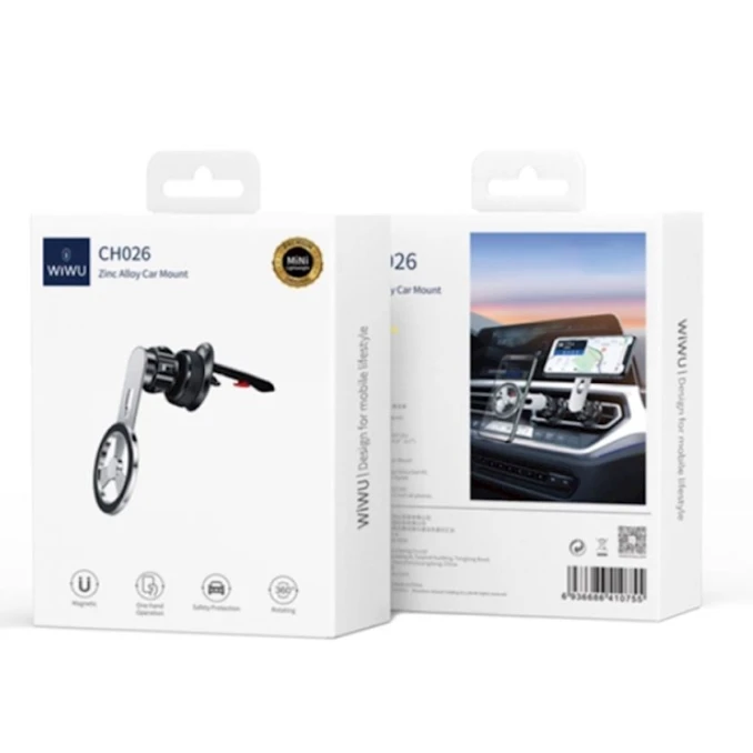 Автомобильный держатель для телефона Wiwu CH026 Black