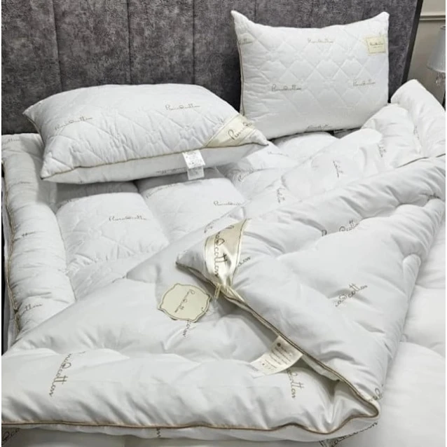 Наматрасник Pima Cotton, двуспальный, белый, 180x200 см Наматрасник Pima Cotton, двуспальный, белый, 180x200 см