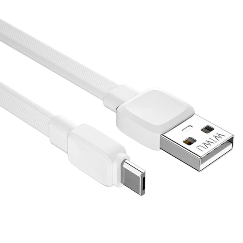 USB-кабель Wiwu WI-C003 Bravo USB to MicroUSB 1м, белый