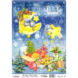 Рисовая бумага для декупажа Cadence A3,781 30x42 см