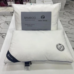 Yuxu yastığı First Home SHA-0000562, 50х70 sm, pambıq/bambuk, ağ