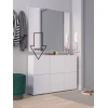 Тумба для прихожей Letta 3563_Letta25Door4Wh, ЛДСП, 24x78x80 см Тумба для прихожей Letta 3563_Letta25Door4Wh, ЛДСП, 24x78x80 см