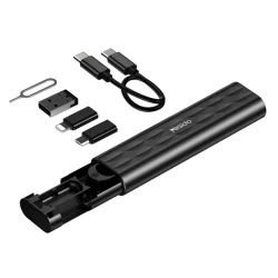 USB kabel Yesido CA114 USB Type-C - USB Typr-C + MicroUSB, USB, Lightning