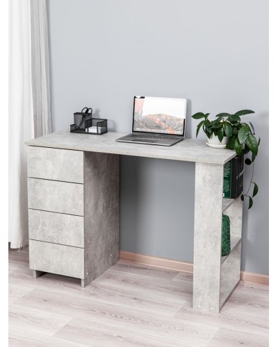 Yazı masası Letta LDSP, boz, 75х50х110 sm