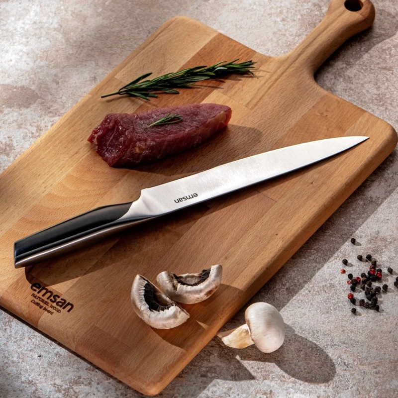 Кухонный нож Emsan Pro Knife, нержавеющая сталь, черный, Кухонный нож Emsan Pro Knife, нержавеющая сталь, черный,