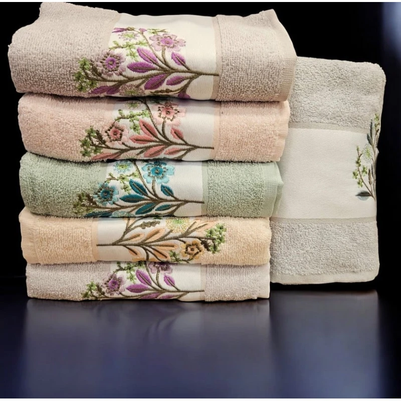 Набор полотенец для рук и лица NRl-00497, 6 шт