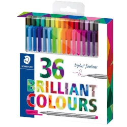 Набор капиллярных ручек Staedtler Triplus Fineliner 334 C36, 36 шт