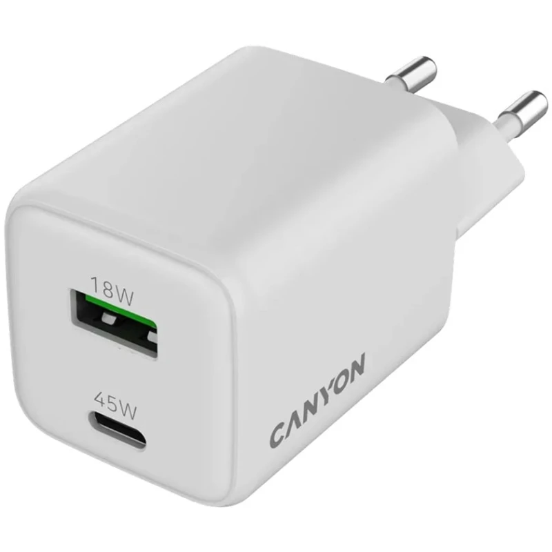 Сетевое зарядное устройство Canyon CNS-CUW45AC 45W White