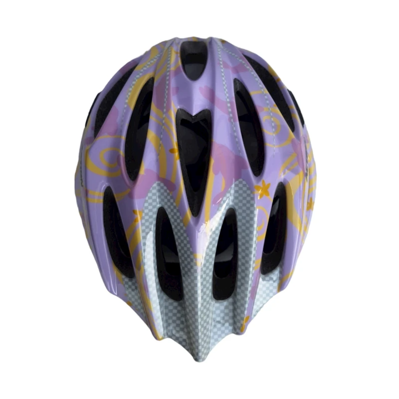Велошлем 1001386, фиолетовый/серый