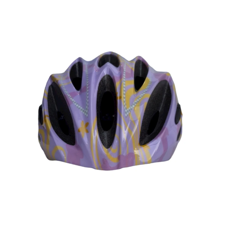 Велошлем 1001386, фиолетовый/серый