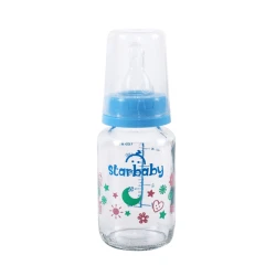 Бутылочка для кормления, детская, стекло 150 мл