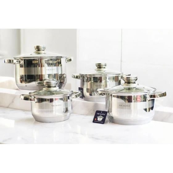 Набор кастрюль Vicalina Maxi-1850130, 8 предметов, 16/18/20/24 см