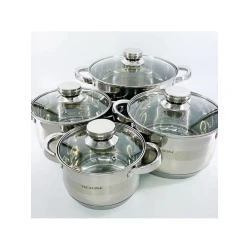 Набор кастрюль Vicalina Maxi-1850130, 8 предметов, 16/18/20/24 см