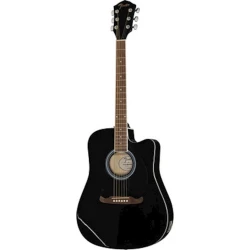 Акустическая гитара Fender FA-125CE Black Акустическая гитара Fender FA-125CE Black