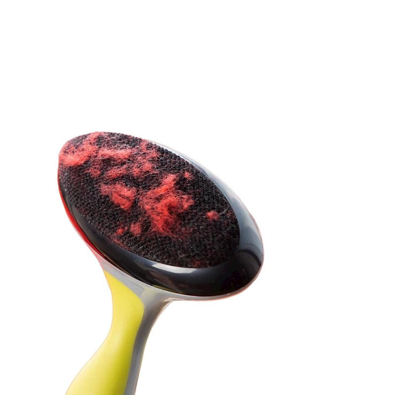 Щетка InnovaGoods V0103684 Blint 4-in-1, пластиковая, 3 насадки, 11.5x18.5x5 см, серая/желтая