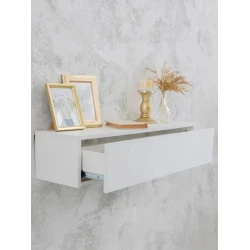 Консоль Art Mebel 13, ламинат, 17x71x30 см, белый Консоль Art Mebel 13, ламинат, 17x71x30 см, белый