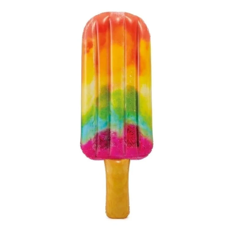 Надувной плотик Intex 58766 Радужное эскимо 191х76 см, до 80 кг, от 3 лет, товар в ассортименте