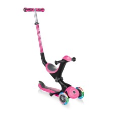 Samokat Globber Go Up Deluxe Lights 646-210, 15+ ay, çəhrayı