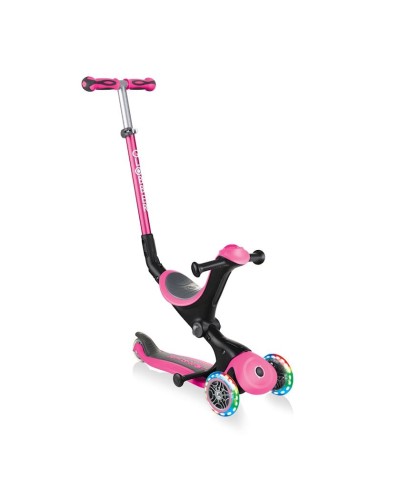 Samokat Globber Go Up Deluxe Lights 646-210, 15+ ay, çəhrayı