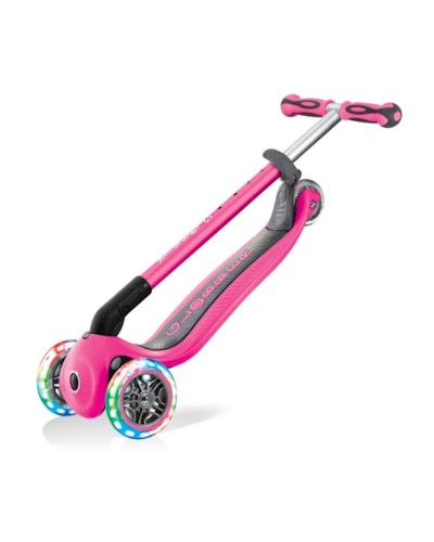 Samokat Globber Go Up Deluxe Lights 646-210, 15+ ay, çəhrayı