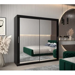 Шкаф Art Mebel Art-160-45, черный, 220х160х60 см