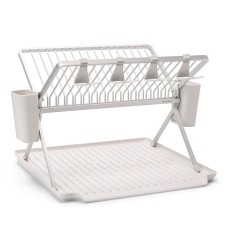 Quruducu boşqablar üçün Brabantia SinkSide, 51x42x33 sm, alüminium, açıq boz