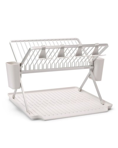 Quruducu boşqablar üçün Brabantia SinkSide, 51x42x33 sm, alüminium, açıq boz