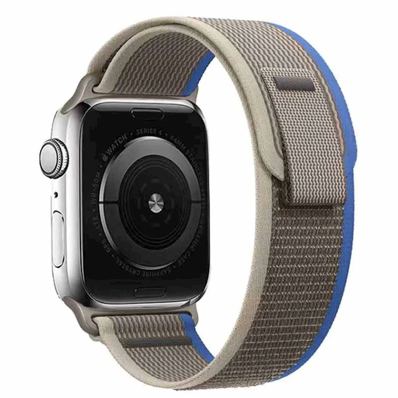 Ремешок Green Lion GNTLOPWBGYBL для Apple Watch 42/44/45/49 mm Gray/Blue